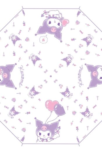 Sanrio Cane Umbrella Kuromi Kawaii Transparent