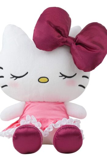 Sanrio  Plush Figure Hello Kitty Red Velvet Dress M 17 cm