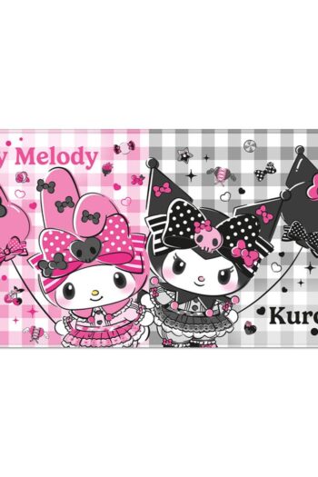 Sanrio Pink Black Party Series XXL Mousepad My Melody & Kuromi