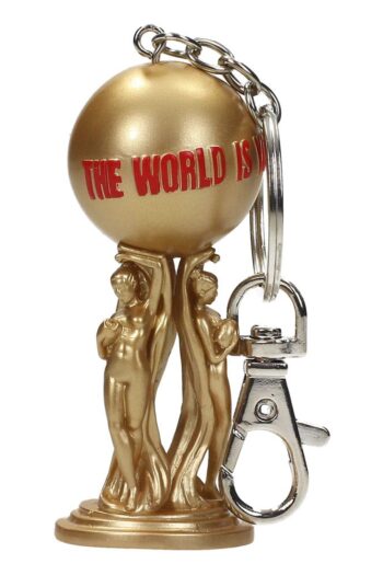 Scarface Keychain The World is Yours 2 cm