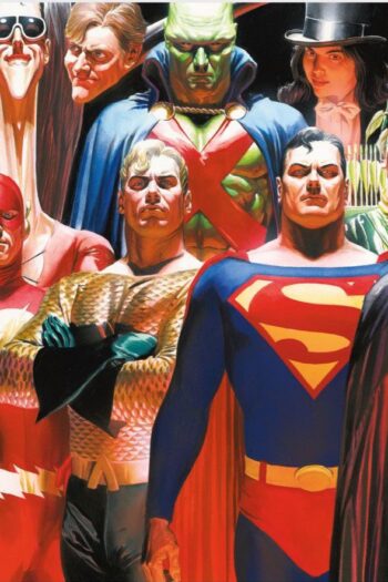 DC Comics Glass Poster Justice League 60 x 30 cm