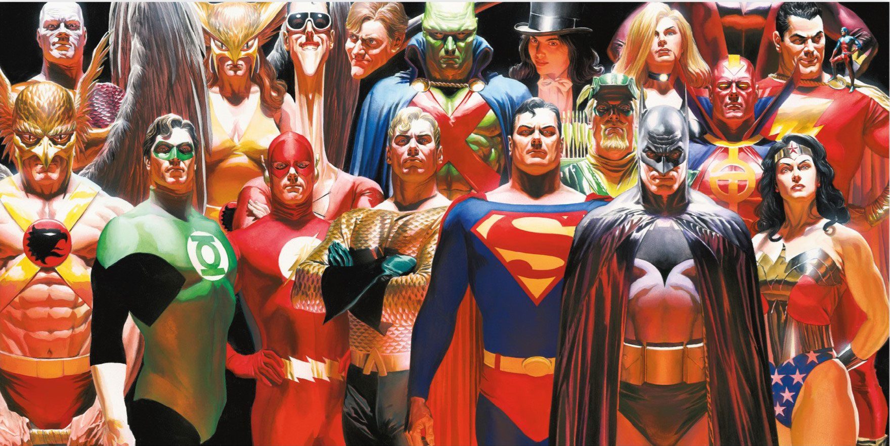 x_sdtwrn22391 DC Comics Glass Poster Justice League 60 x 30 cm - immagine 1
