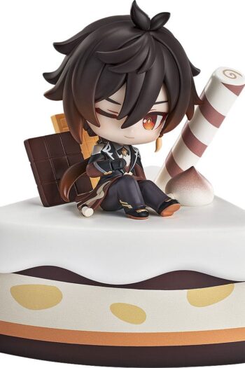 Genshin Impact Wondrous Travels Series Figure Zhongli Chibi 12 cm