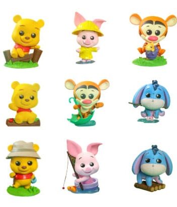 Disney Cosbi Mini Figures Winnie the Pooh 8 cm Blind Box Display (8)