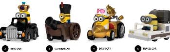 Minions Zoom Hero Pullback Vehicles with Figures Blind Box Assortment (12)