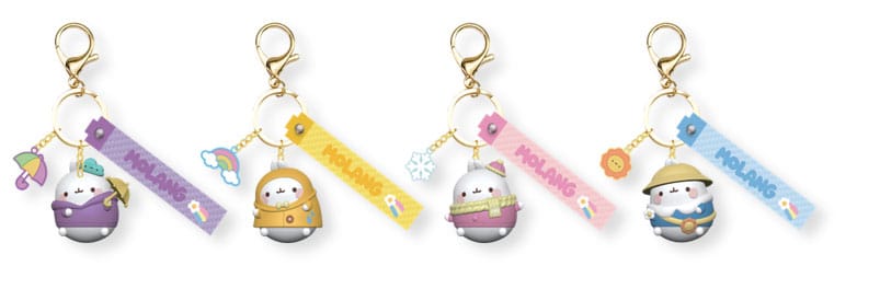 x_yume16210 Molang Weather Series Keychain with Hand Strap Display (12) - immagine 1