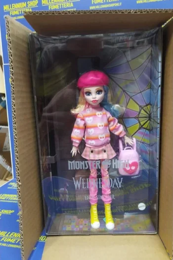 Monster High x Wednesday Doll Enid Sinclair Mercoledi' Addams by Mattel