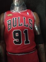 Dennis Rodman 91 Chigaco Bulls NBA Collection Real Masterpiece Doll 1/6 by Enterbay - immagine 6