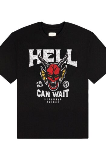 Stranger Things T-Shirt Hell Can Wait (black) Size S