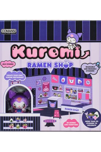 Hello Kitty and Friends Mini figure Sticker House Kuromi Ramen Shop