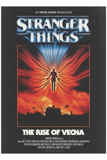 Stranger Things Art Print The Rise of Vecna Limited Edition 42 x 30 cm