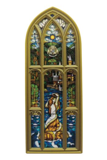 Harry Potter Resin Plaque Mermaid Stained Glass Window