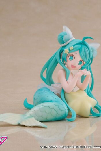 Hatsune Miku Desktop Fairy PVC Statue Hatsune Miku Mermaid princess Ver. 9 cm