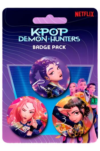 KPop Demon Hunters Pin-Back Buttons 3-Pack
