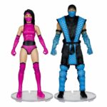Mortal Kombat Action Figure 2-Pack Sub-Zero vs. Mileena (Klassiks) 18 cm