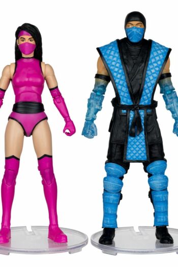 Mortal Kombat Action Figure 2-Pack Sub-Zero vs. Mileena (Klassiks) 18 cm