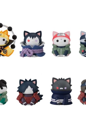 Naruto Shippuden Mega Cat Project Trading Figure 3 cm Nyaruto! Last Battle Ver. Blind Box Assortment (8)