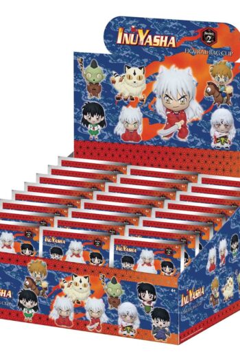 InuYasha 3D Foam Bag Clips Series 2 Display (24)