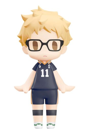 Haikyu!! HELLO! GOOD SMILE Action Figure Kei Tsukishima 10 cm
