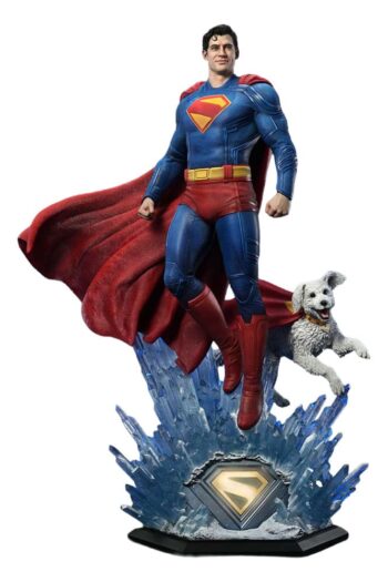 Superman (2025) Real Elite Masterline Series Statue 1/3 Superman with Krypto 95 cm
