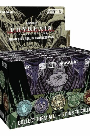 Magic: The Gathering Pins Blind Box Mystery Phyrexia Infected Lands Assortment (10)
