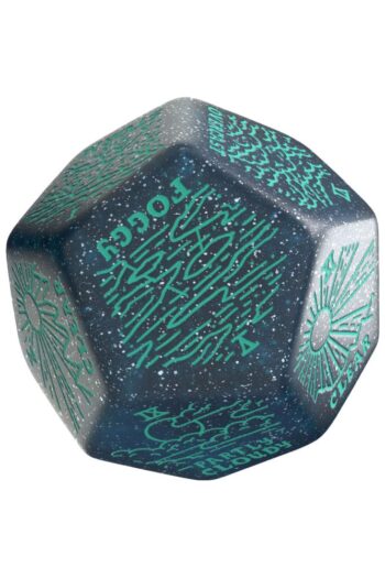 Viridian Jumbo Dice Weather Generator Die D12 Turquise