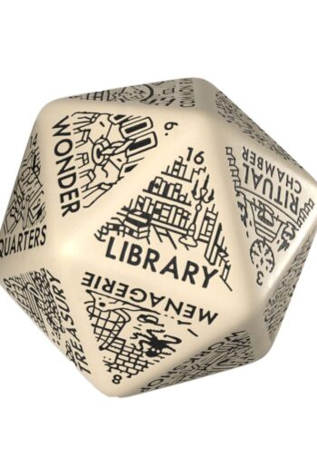 Viridian Jumbo Dice Dungeon Room Generator D20 Beige