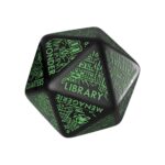 Viridian Jumbo Dice Dungeon Room Generator D20 Black