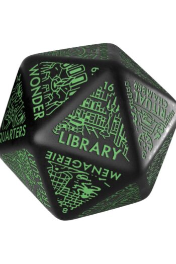 Viridian Jumbo Dice Dungeon Room Generator D20 Black