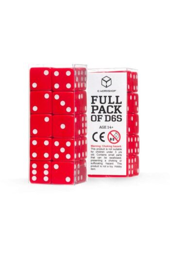 Q Workshop Dice Set Full Pack D6 Red (20)