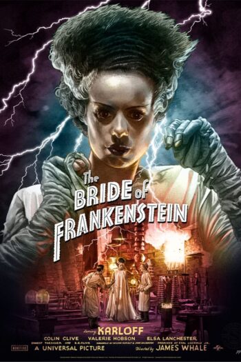 Bride of Frankenstein Art Print Bride of Frankenstein (Color Variant) by Ruiz Burgos 61 x 46 cm - unframed