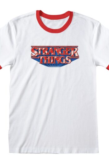 Stranger Things T-Shirt Retro Logo Size S