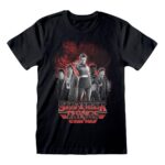 Stranger Things T-Shirt Group with Vecna behind Balck and White Size M