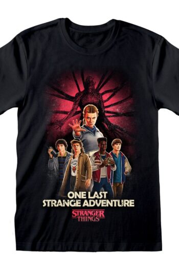 Stranger Things T-Shirt Group Artwork One Last Strange Adventure Colour Size XL