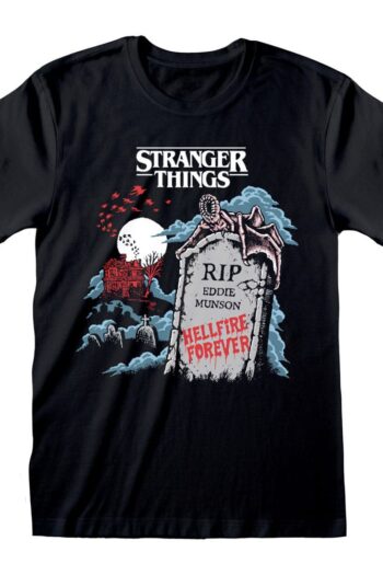 Stranger Things T-Shirt RIP Eddie Size XL