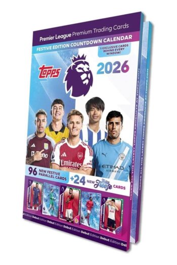 Premier League Trading Cards 2026 Countdown calendar