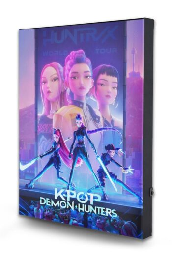 KPop Demon Hunters Canvas Print with light