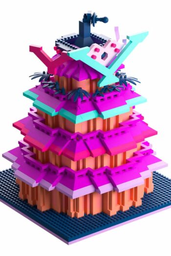 Hazbin Hotel brickset V Tower 20 cm