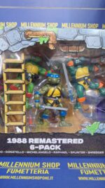 Teenage Mutant Ninja Turtles 6-Pack Action Figures 1988 Remastered heo EU Exclusive by Playmates - immagine 3