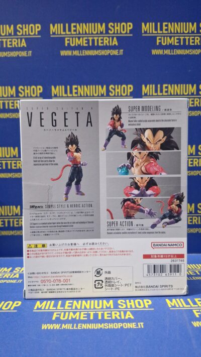 DRAGON BALL GT SUPER SAIYAN 4 VEGETA SH FIGUARTS By Bandai - immagine 8
