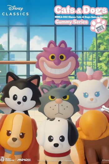 Disney Cats & Dogs Mini Egg Attack Blind Box Figures Gummy Series 3 cm Assortment (24)