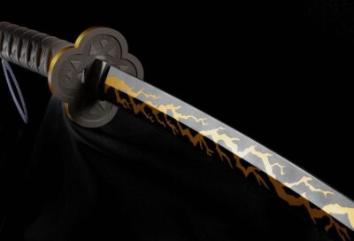 Demon Slayer: Kimetsu no Yaiba Proplica Replica 1/1 Nichirin Sword (Zenitsu Agatsuma) 88 cm by Bandai - immagine 7