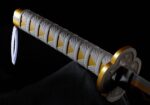 Demon Slayer: Kimetsu no Yaiba Proplica Replica 1/1 Nichirin Sword (Zenitsu Agatsuma) 88 cm by Bandai - immagine 6