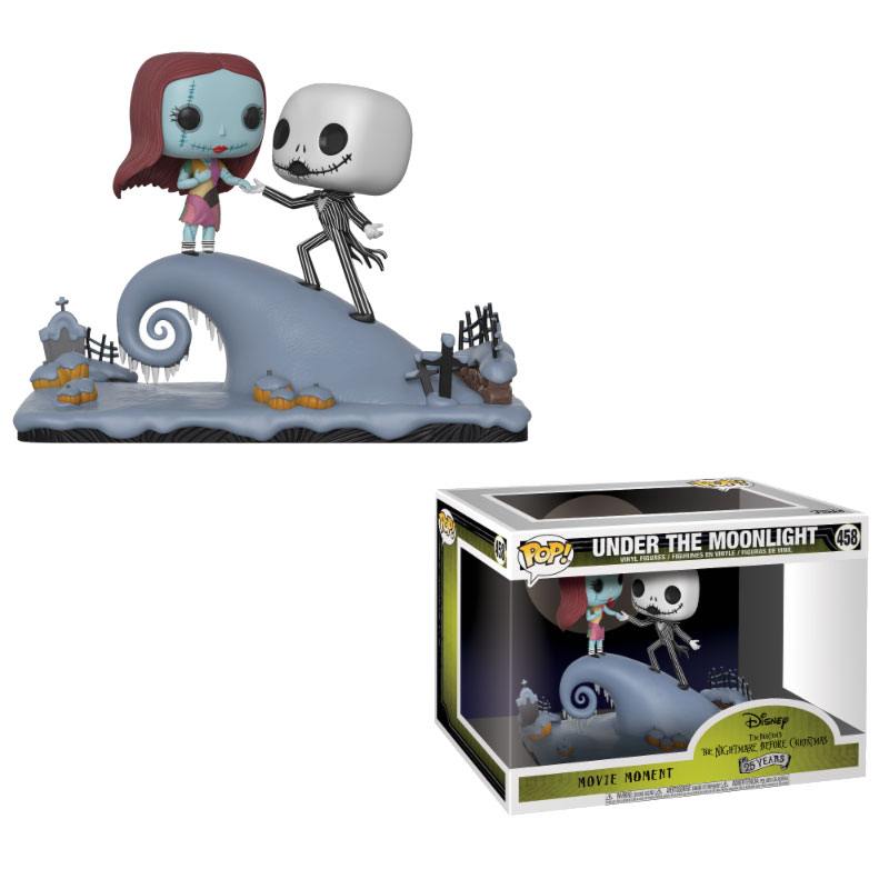 x_fk32834 Nightmare before Christmas POP! Movie Moments Vinyl Bobble-Head 2-Pack Jack & Sally 9 cm - immagine 1