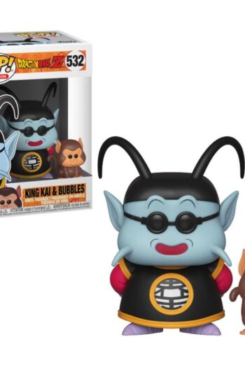 Dragon Ball Z POP! Animation Vinyl Figure King Kai & Bubbles 9 cm
