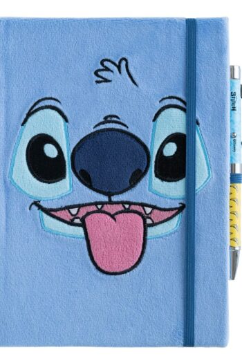 Stitch Premium Plush Notebook A5 with pen Tropical