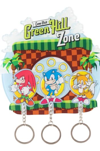 Sonic the Hedgehog Key rack incl. 3 key rings