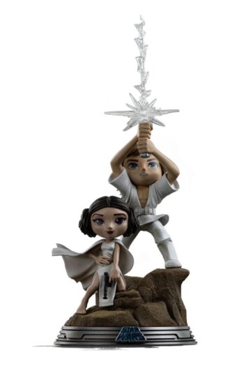 Star Wars Mini Co. PVC Figure Luke & Leia 30 cm