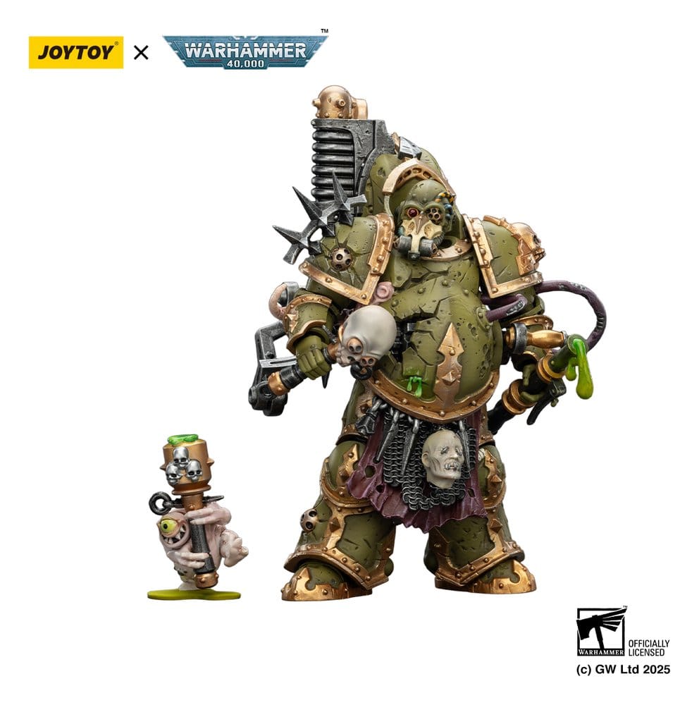x_jt02892 Warhammer 40,000 Action Figure Death Guard Foul Blight spawn with Plague Sprayer 12 cm - immagine 1