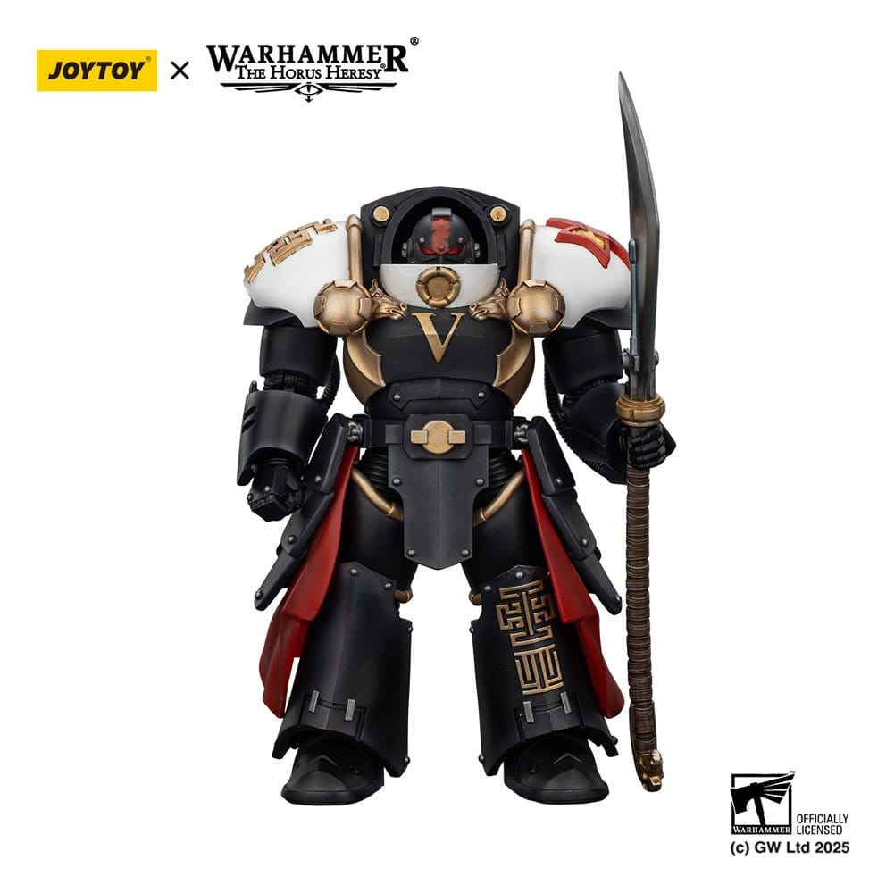 x_jt02946 Warhammer The Horus Heresy Action Figure White Scars Ebon Keshig Terminator 1 with Power Glaive 13 cm - immagine 1